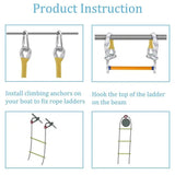 Adults Nylon Rope Boat Ladder