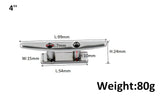 Stainless Steel Polished Combo Mooring Cleat